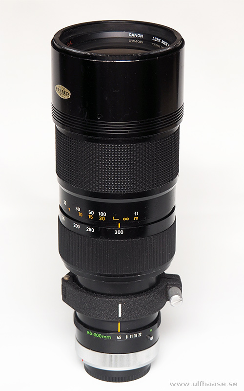 Canon zoom lens FD 85-300mm f/4.5 S.S.C.