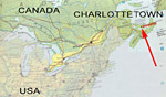 Map Canada, Charlottetown