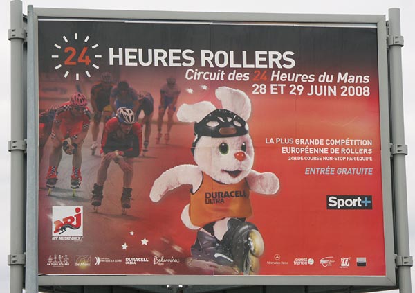 Le Mans 24 Rollers 2008, 24 hour skate.