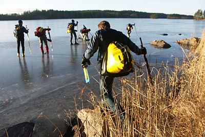 Ice skating in the Finspång area