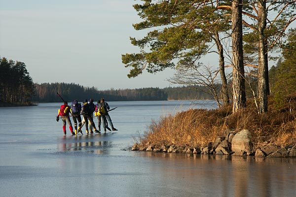 Ice skating in the Finspång area