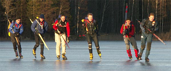 Ice skating in the Finspång area