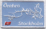 Örebro tour badge/Örebrotur tygmärke