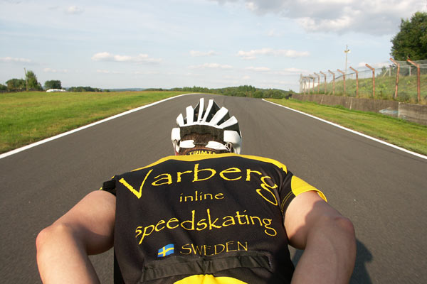 Motor racing circuit, Falkenberg, inline skating 2011