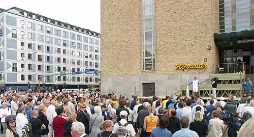 Olympic Torch Relay in Stockholm 2004