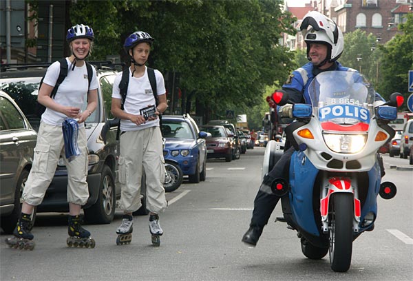 Olympic Torch Relay in Stockholm 2004