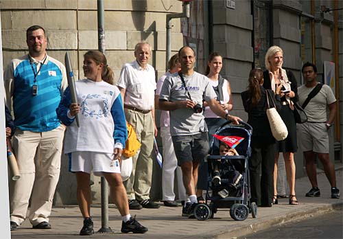 Olympic Torch Relay in Stockholm 2004