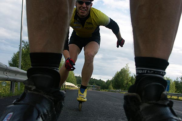 Inline skating in Stora Tuna - Gustafs 2007