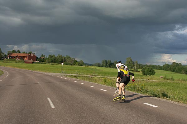 Inline skating in Stora Tuna - Gustafs 2007