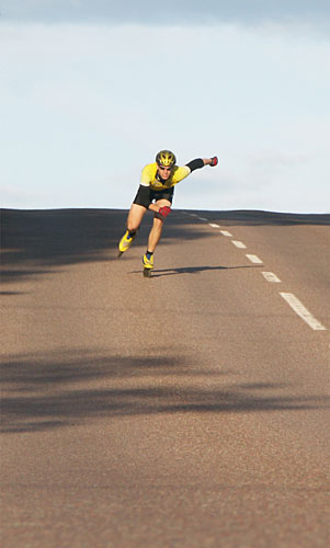 Inline skating in Stora Tuna - Gustafs 2007