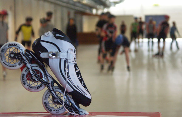 Inline skating camp with Christophe Audoire, Örebro 2009.