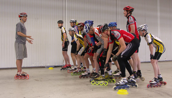 Inline skating camp with Christophe Audoire, Örebro 2009.