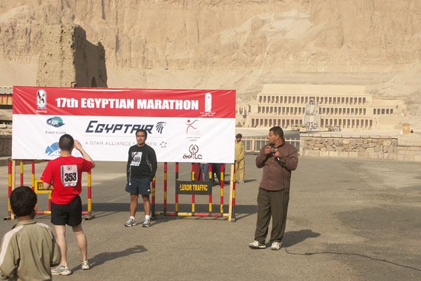 Egyptian Marathon, Luxor 2010, inline skating.