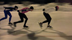 Ice skating at Östermalms IP.