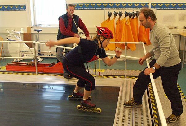 Bosön, inline skating .