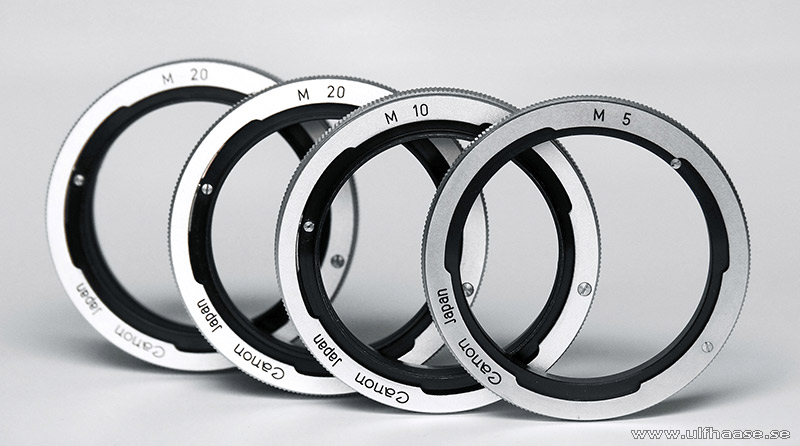 Canon extension tube M set