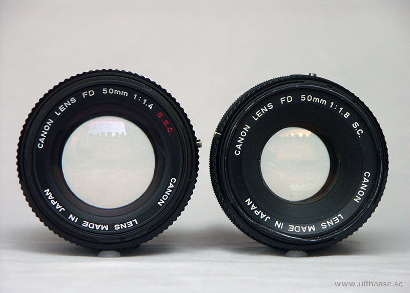 Canon FD 50mm lenses