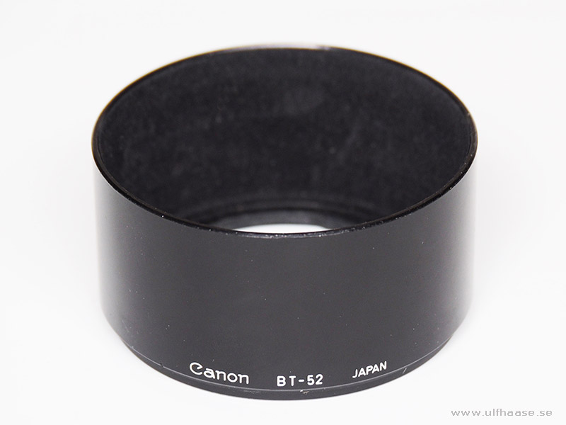 Canon lens hood BT-52 for FDn lenses