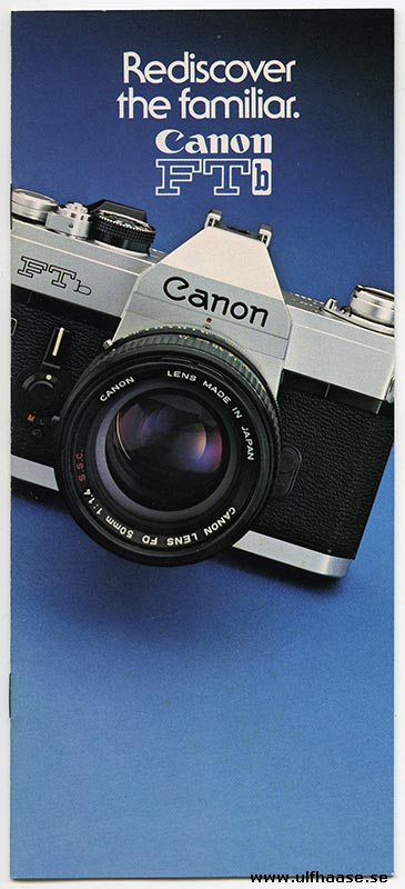 Canon FTb-N brochure