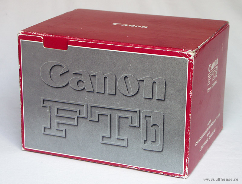 Canon FTb original box