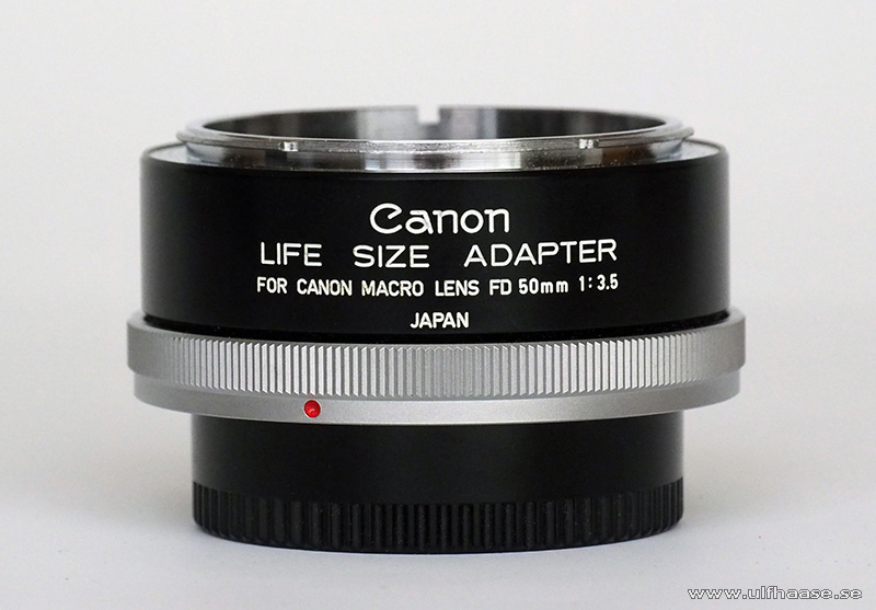 Canon life size adapter for macro lens FD 50mm f/3.5