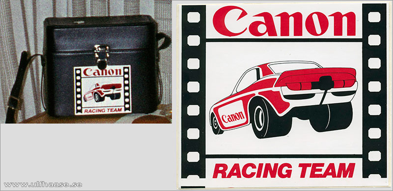 Canon Racing Team sticker, 1974