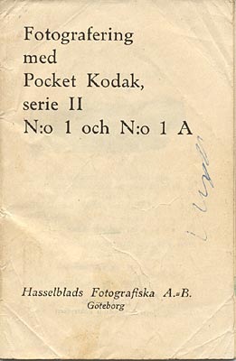Pocket Kodak, Serie II, N:o 1A