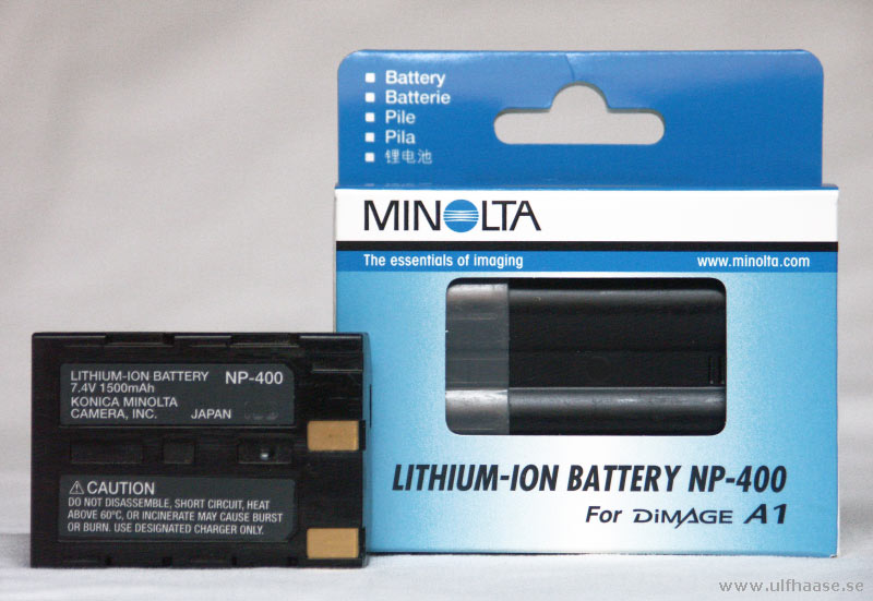 Konica Minolta battery NP-400