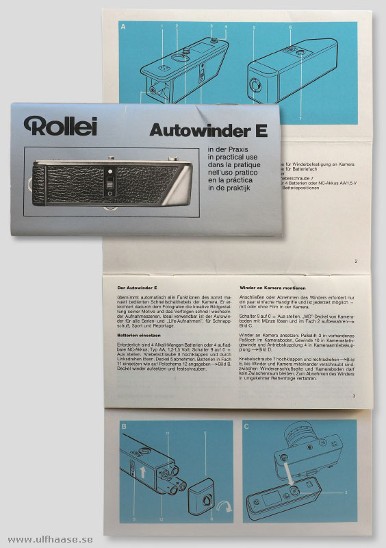 Rollei Autowinder E, manual