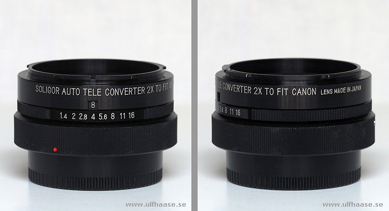 Soligor tele converter 2x for Canon