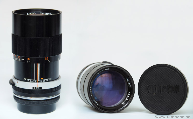Tamron Auto 135mm f/2.8 with Tamron Adapt-A-Matic lens mount