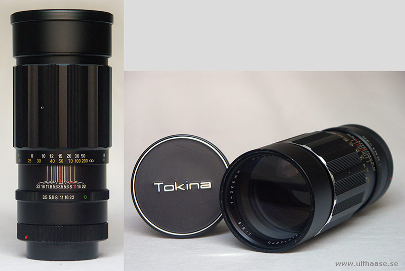 Tokina lens 200 mm, f/1:3,5 for Canon