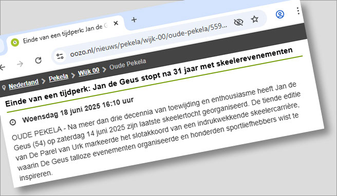 de Tocht der Gladiolen 2025, Jan de Geus