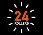 Logo Le Mans 24 Rollers, 24 hour skate.
