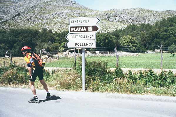 Mallorca inline skating