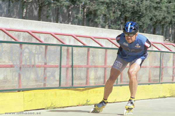 Tristan Loy, Pattinodromo Comunale Sassari, inline skating track in Sassari, Sardinien Sardinia 2002.