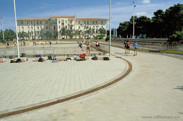 Pattinodromo Comunale Sassari, inline skating track in Sassari, Sardinien Sardinia, Experts in Speed 2002 inlines