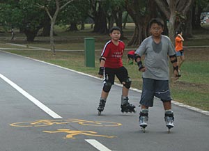 Inline skating in Singapore