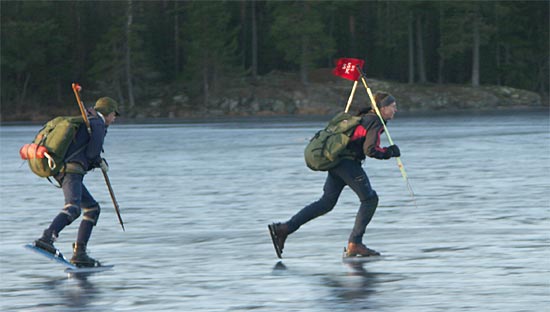 Ice skating in the Finspång area