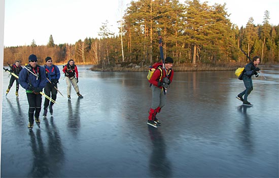 Ice skating in the Finspång area
