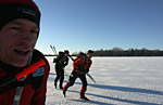 Lake Mälaren, ice skating