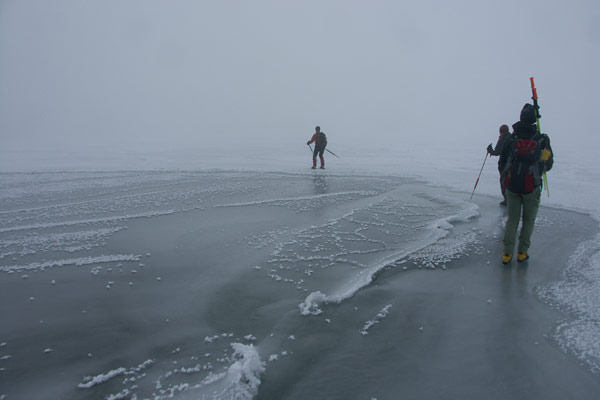 Ice skating in the Stockholm archipelago