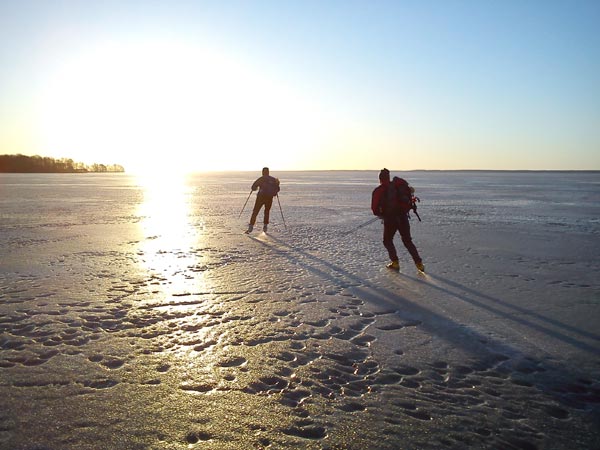 Örebrotur 2011 ice skating långfärdsskridsko