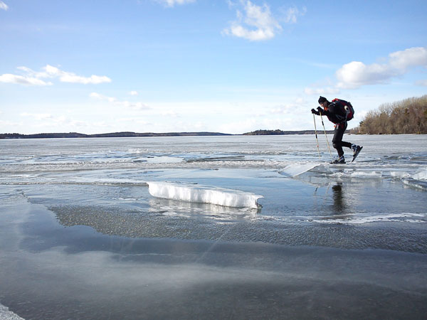 Örebrotur 2011 ice skating långfärdsskridsko