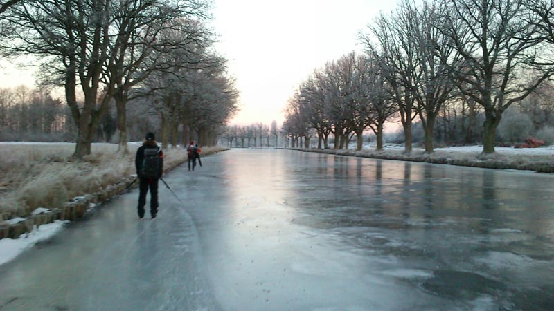 Örebrotur 2013 ice skating långfärdsskridsko