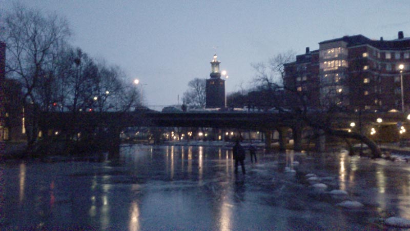 Örebrotur 2013 ice skating långfärdsskridsko