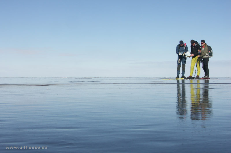 Vänern, ice skating 2013