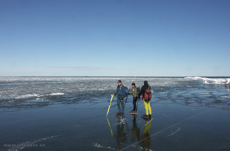 Vänern, ice skating 2013