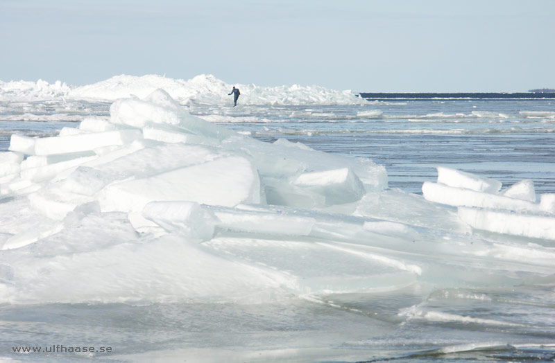 Vänern, ice skating 2013