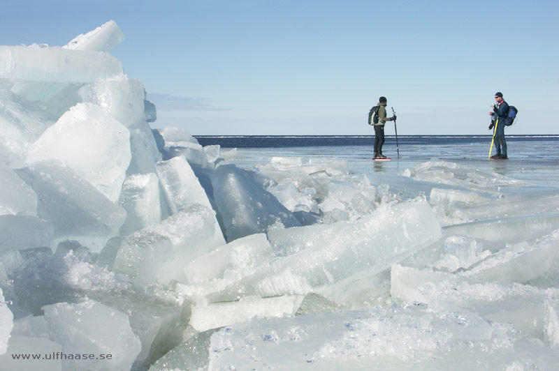 Vänern, ice skating 2013